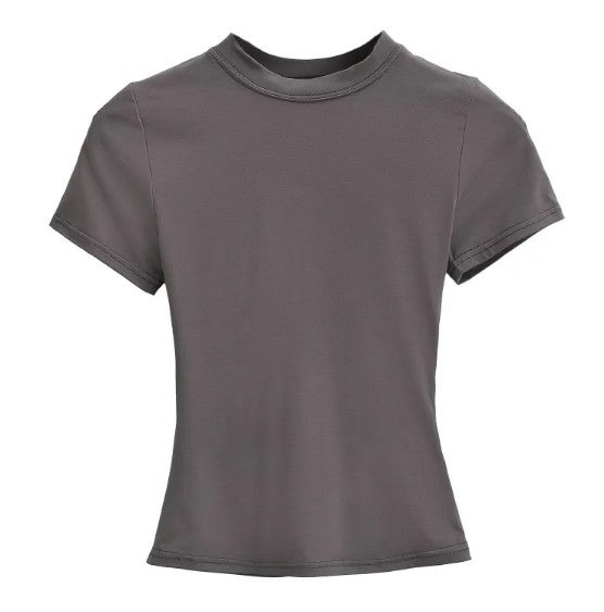 Solid Color Basic Style T-shirt